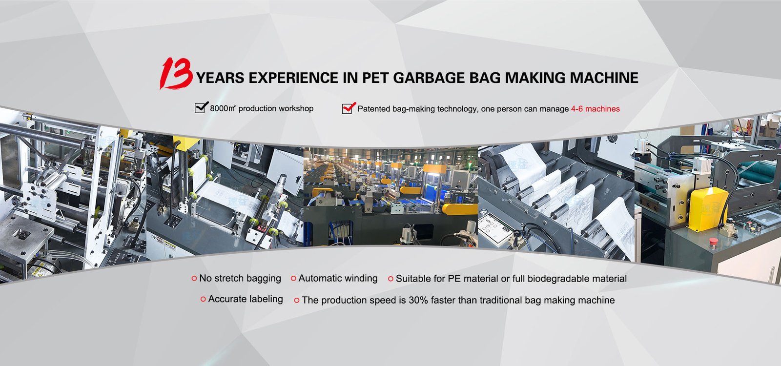 Automatic dog poop bag making machine