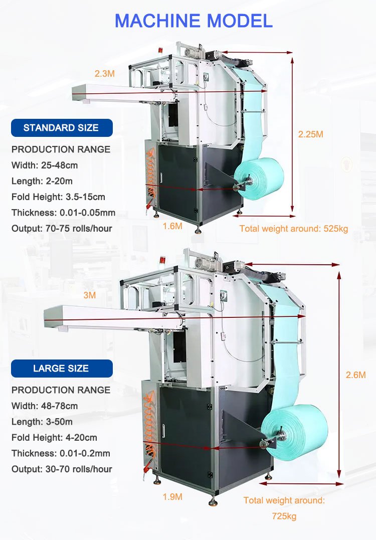 Smart Garbage Can Refills Bag making machine